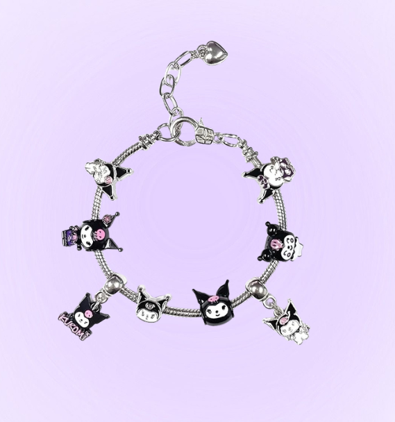 Pink Paws- Charm Bracelets