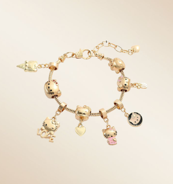 Pink Paws- Charm Bracelets